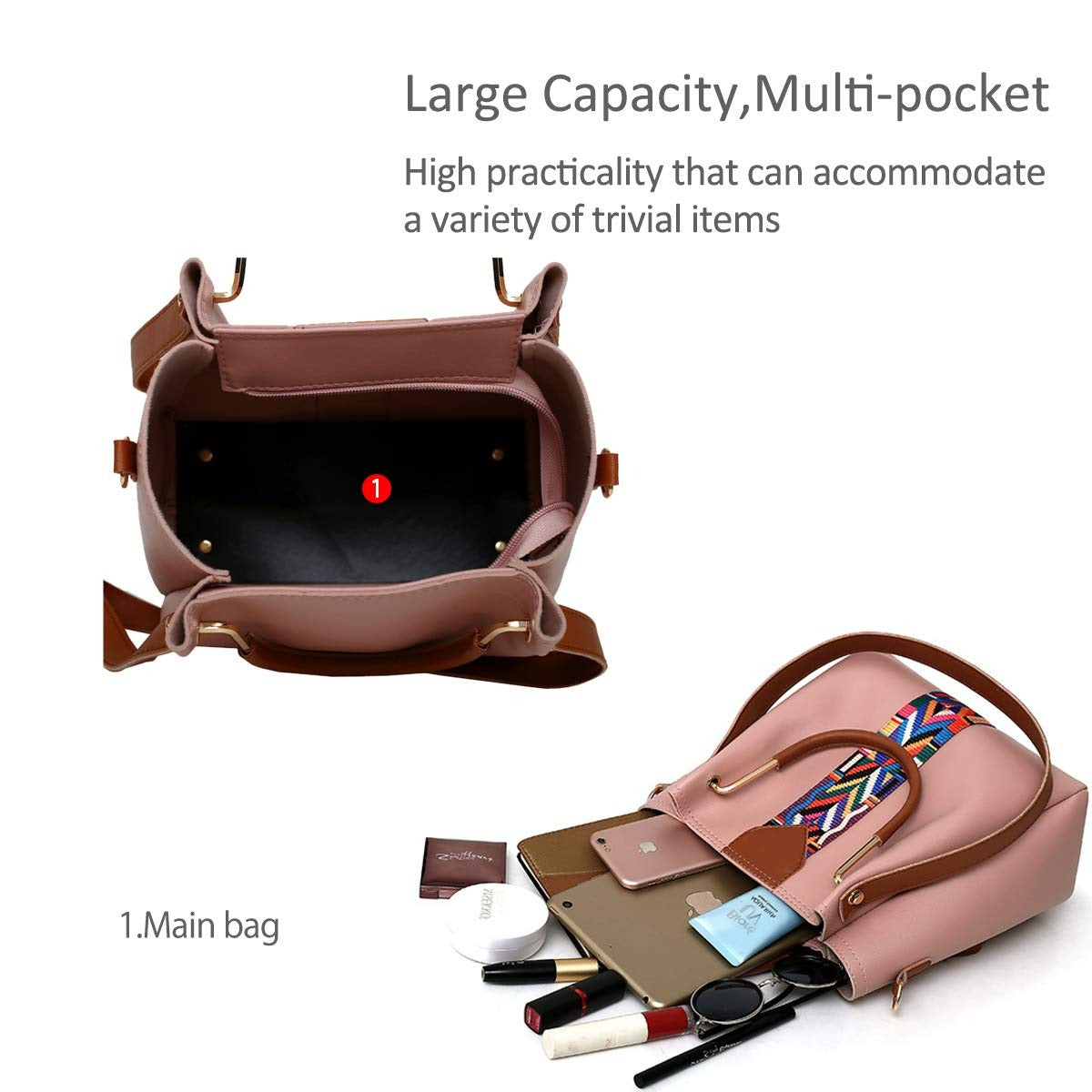 Handbags For Ladies Top-Handles Crossbody Bags Purse Wallet