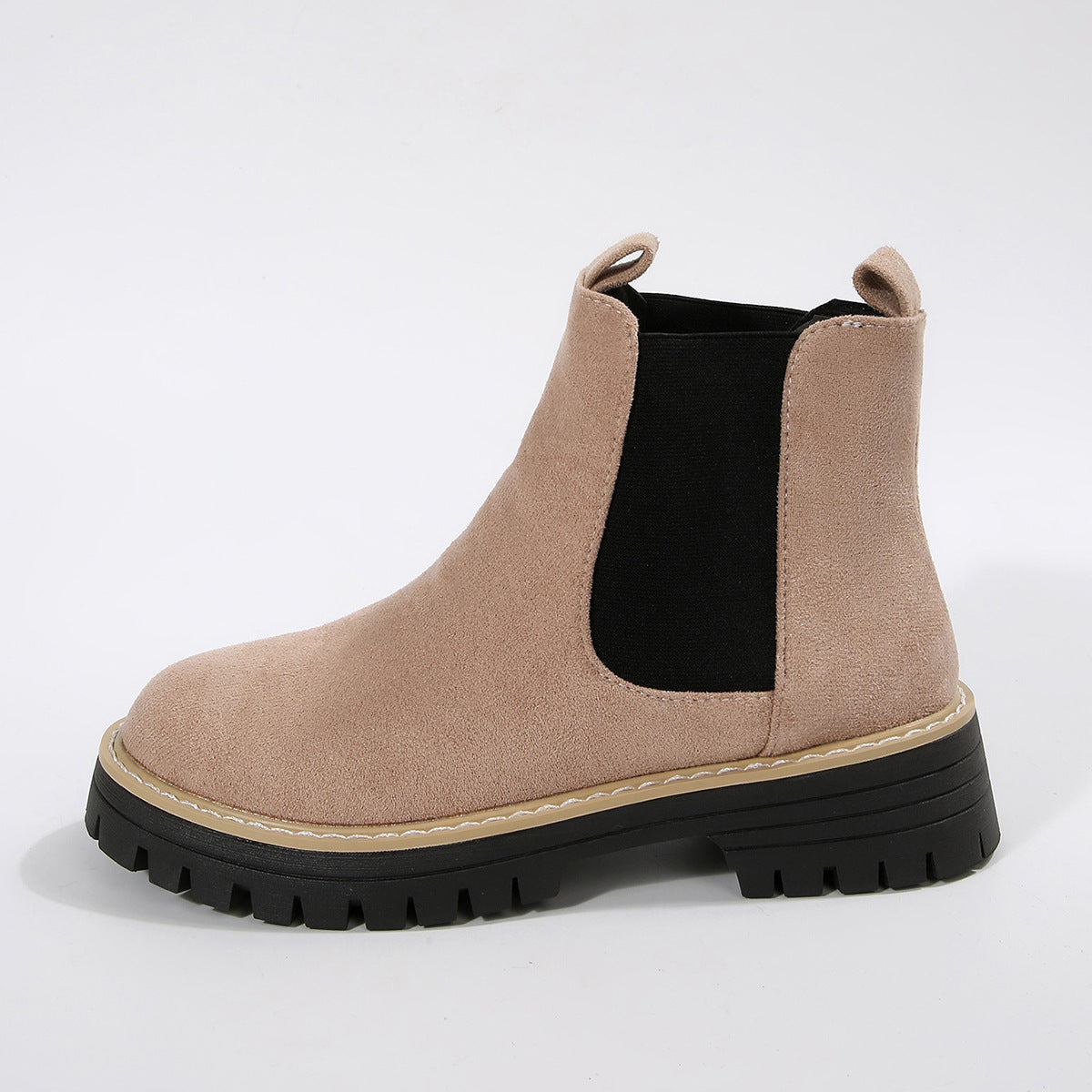 Women's Round-Toe Fashionable Casual All-Match Boots